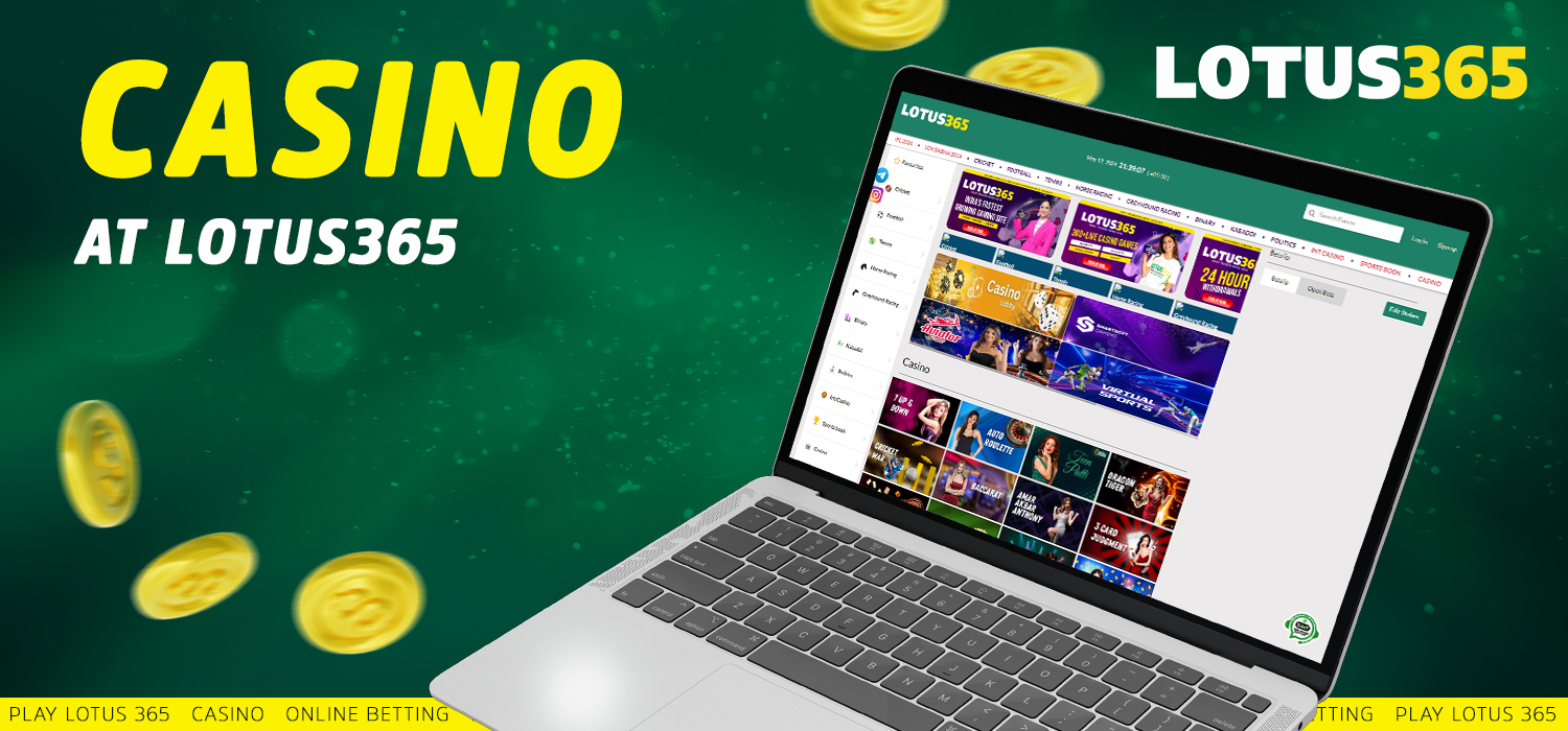 Casino games review at Lotus365 India website