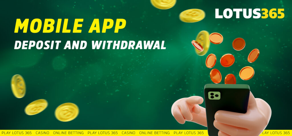 Lotus365 India casino app payments instruction