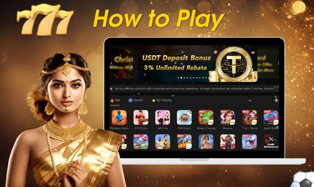 How to play casino games at Lotus365 India