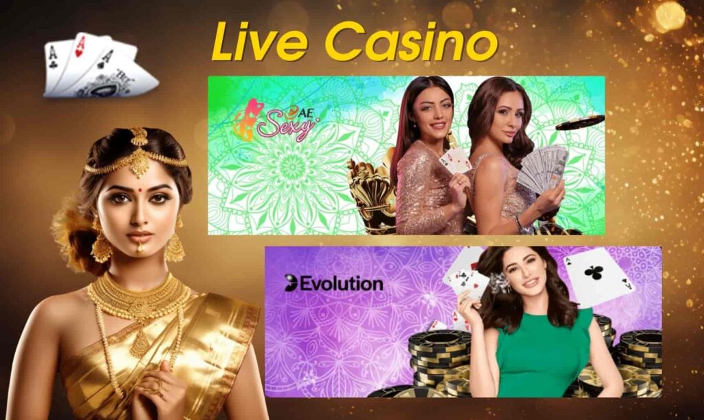 Live Casino games at Lotus365 India website