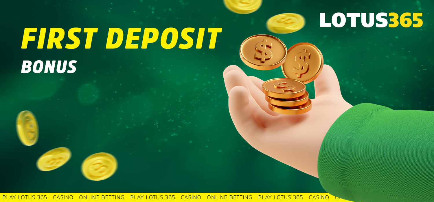 First Deposit Bonus review at Lotus365 India