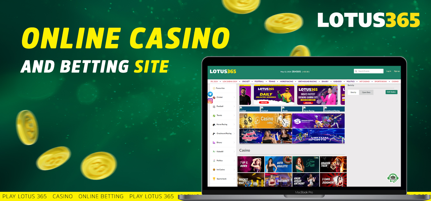Lotus365 India Online Casino games overview