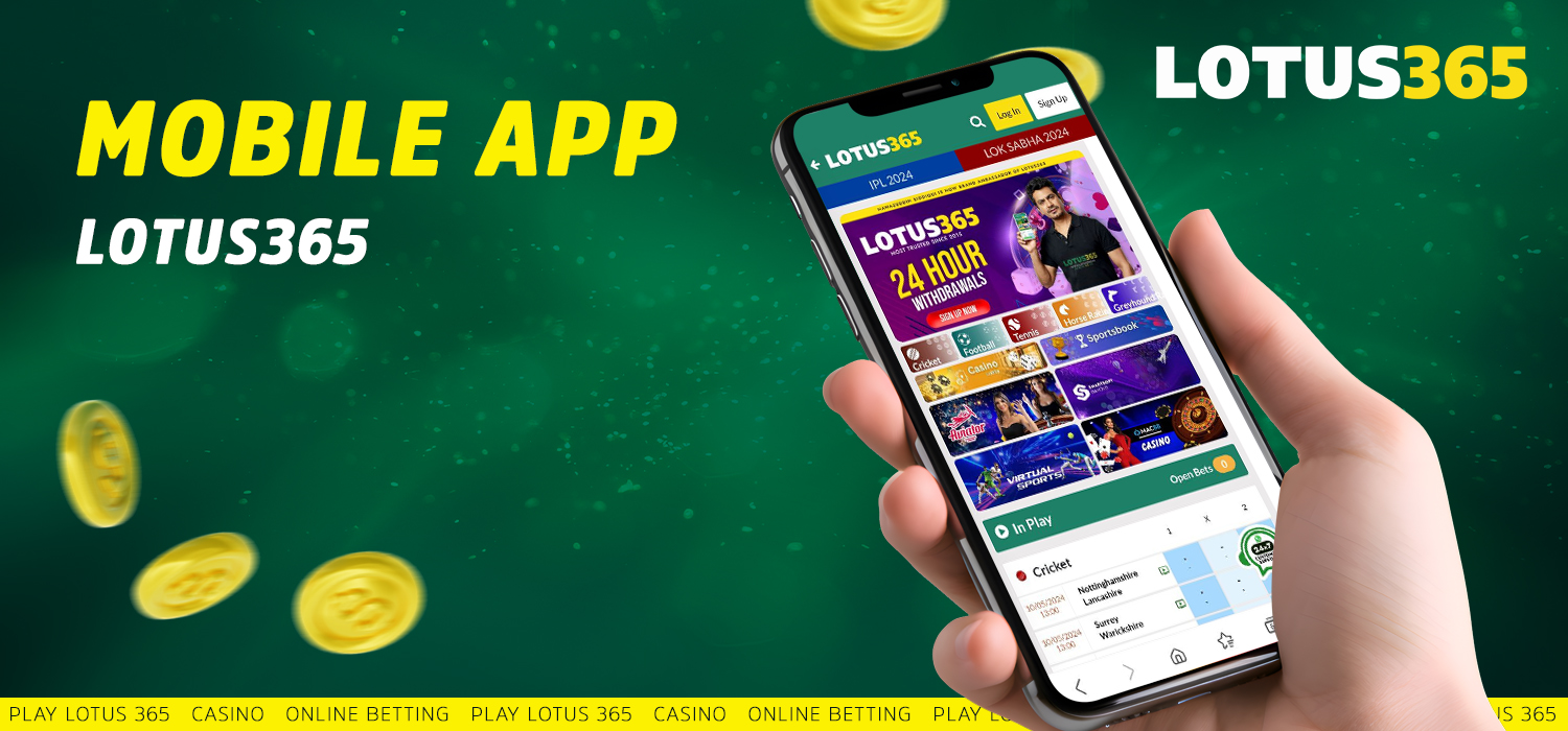 Download Lotus365 India mobile gambling App